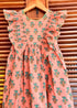 Girls Birthday Dress Gaya Pink Flowers